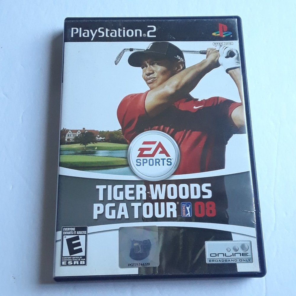 EA Sports Tiger Woods PGA Tour 08 - Playstation 2 Game PS2 Golf
